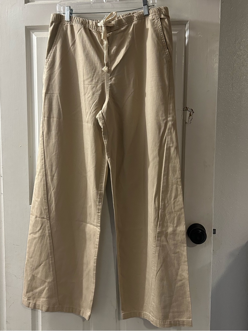 Roxy Women's Cream Drawstring Chinos